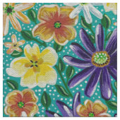 Summer Fields Fabric Stof (Close Up)