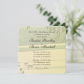 Summer Fields OutdoorWedding Invitations Kaart (Staand voorkant)