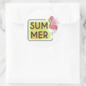 Summer Flamingo Sticker (Tas)