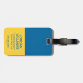 Summer Flip Flop Pattern Bagagelabel (Achterkant horizontaal)