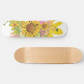 Summer Floral 1A Skateboard (Horz)