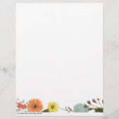 Summer Floral - Aangepast Briefhoofd (Achterkant)