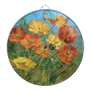 Summer Floral Field Dartbord