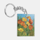 Summer Floral Field Sleutelhanger (Voorkant Links)
