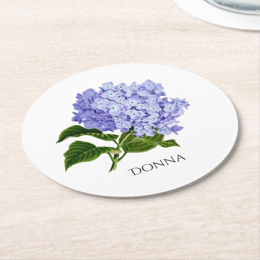 Summer Floral Hydrangea - Aangepaste Onderzetters (Gebogen)