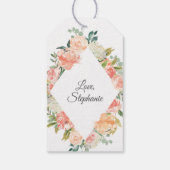 Summer Floral Medley Dank je wel Cadeaulabel (Achterkant)