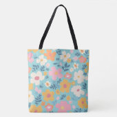 Summer Floral Print Draagtas (Voorkant)