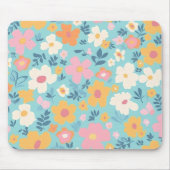 Summer Floral Print Muismat (Voorkant)