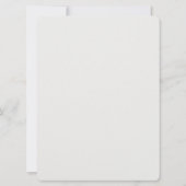 Summer Floral Wedding Invitations - Floral Design Kaart (Achterkant)
