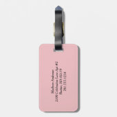 Summer Florals Bagagelabel (Achterkant verticaal)