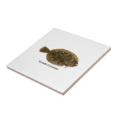 Summer Flounder Tegeltje (Zijkant)