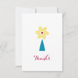 Summer Flower Bedankkaart