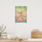 Summer Flower Faerie Art Poster (Keuken)