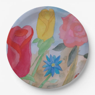 Summer Flower Garden Papieren Bordje