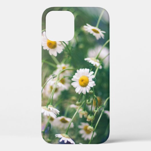 Summer flower pattern in meadow with blue an Case-Mate iPhone case (Achterkant)