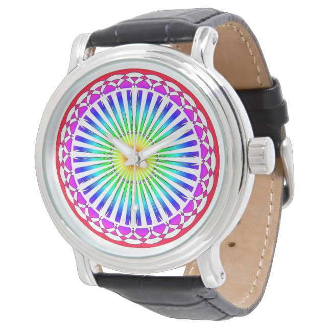Summer Flower Watch Horloge (Gekanteld)