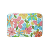 Summer Flowers Badmat (Voorkant)