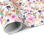 Summer Flowers Cadeaupapier (Rol Hoek)