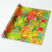 Summer Flowers Cadeaupapier (Uitgerold)