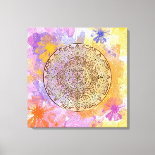 Summer Flowers Canvas Afdruk (Voorkant)