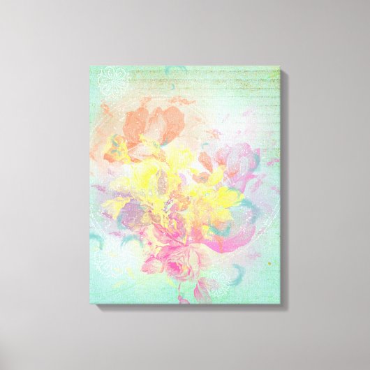 Summer Flowers Canvas Afdruk (Voorkant)