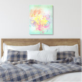 Summer Flowers Canvas Afdruk (Insitu (Slaapkamer))