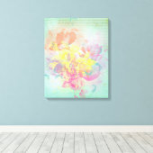 Summer Flowers Canvas Afdruk (Insitu (Houten vloer))