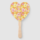 Summer Flowers Hand Fans Handwaaier (Achterkant)