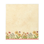 Summer Flowers Notitieblok (Voorkant)
