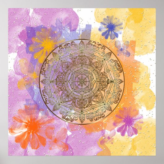 Summer Flowers Poster (Voorkant)