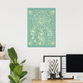 Summer Flowers Poster (Thuiskantoor)