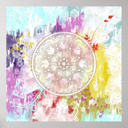 Summer Flowers Poster (Voorkant)