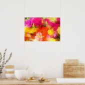 Summer Flowers Poster (Keuken)