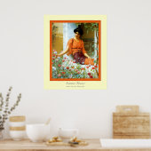 Summer Flowers Poster (Keuken)