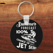 Summer Forecast 100 % kans of Jet Skiing Sleutelhanger (Voorkant)