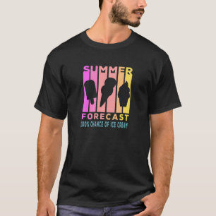 Summer Forecast 100% Kans op ijsbergbedekking T-shirt