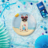 Summer French Bulldog Papieren Bordje (Feest)