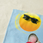 Summer French Bulldog Strandlaken (In situ)