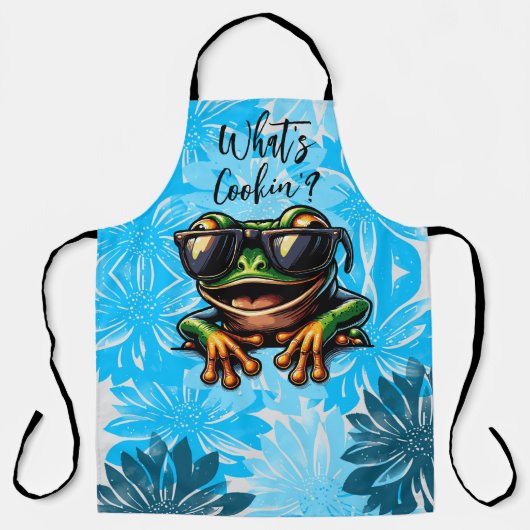 Summer Fresh Blue Chillin' Frog Schort (Voorkant)