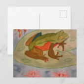 Summer Frog Pond Briefkaart (Voorkant / Achterkant)