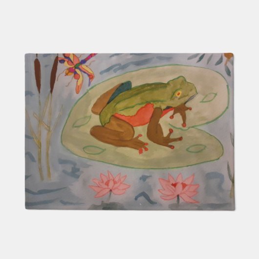 Summer Frog Pond Deurmat (Voorkant)
