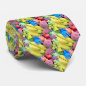 Summer Fruit, Food, Melon, Grappen, Perziken, Bana Stropdas (Opgerold)