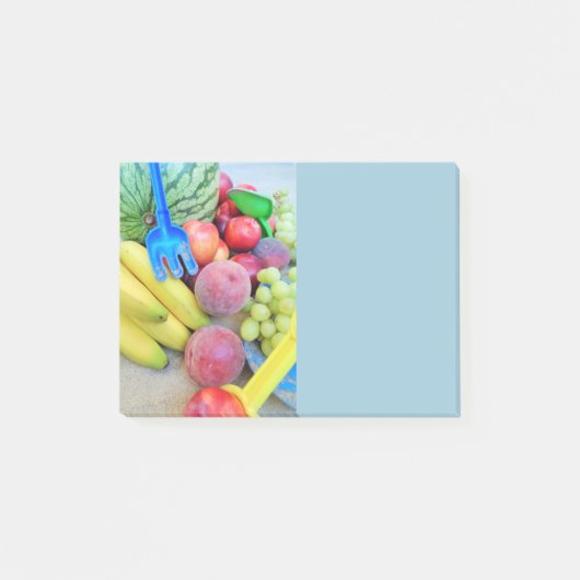 Summer Fruit, Healthy Food, Post It Notes (Voorkant)
