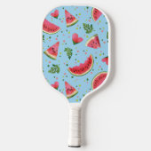 Summer Fruit Pattern Watermelon red tropical Pickleball Paddle (Achterkant)