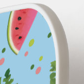 Summer Fruit Pattern Watermelon red tropical Pickleball Paddle (Links Detail)