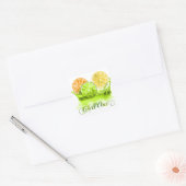 Summer Fruit Splash ID165 Vierkante Sticker (Envelop)