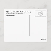 Summer Fun Beach Family Reunion Carte postale (Dos)