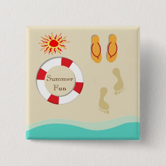 Summer Fun Button (Voorkant)