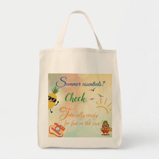 Summer Fun Canvas tas (Voorkant)