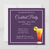 Summer Fun Disco Cocktail Mixer Party Invitation (Dos)